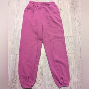 Old Navy Magenta Elastic-Waist Jogger Pants